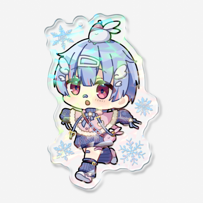 ホログラムアクリルキーホルダー - 70 × 70mm