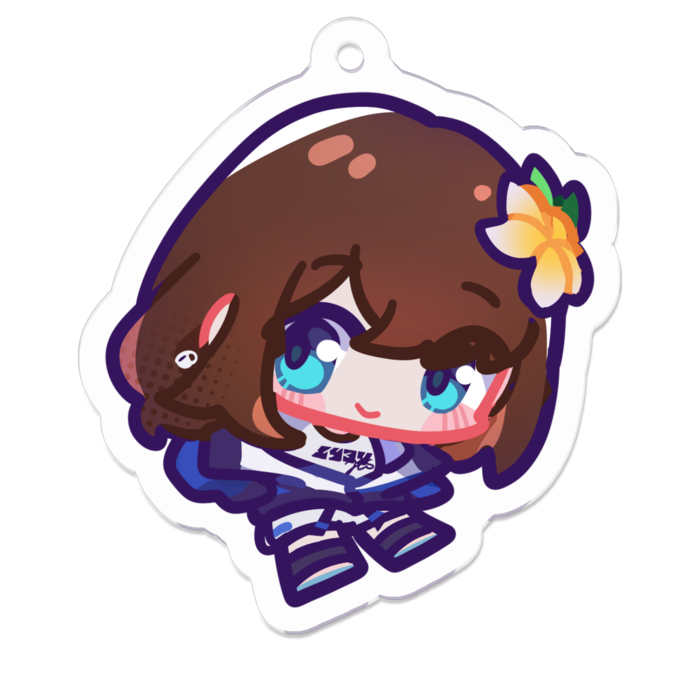 アクリルキーホルダー - 50 x 50 (mm)