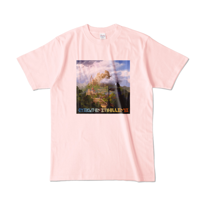 コロシアム デザインTシャツ（L/ライトピンク）