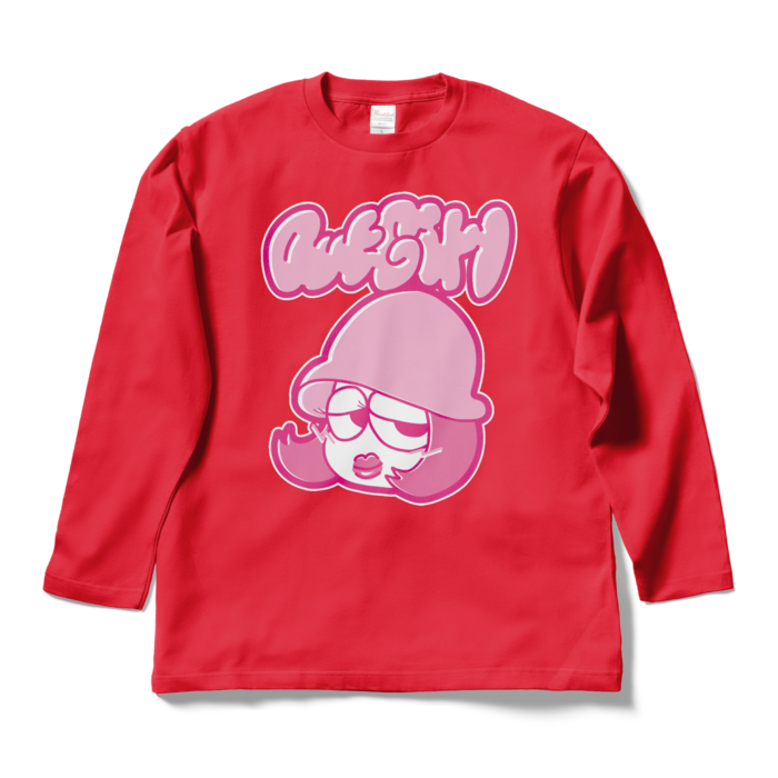 ロングスリーブTシャツ - L - レッド