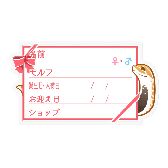 ステッカー - 100 x 100 (mm)(10)