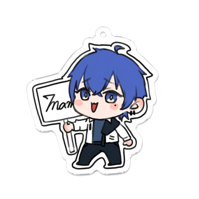 アクリルキーホルダー - 70 x 70 (mm)