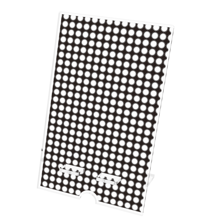 アクリルスマホスタンド - W100 × H160mm 以内 （ケーブル穴あり）