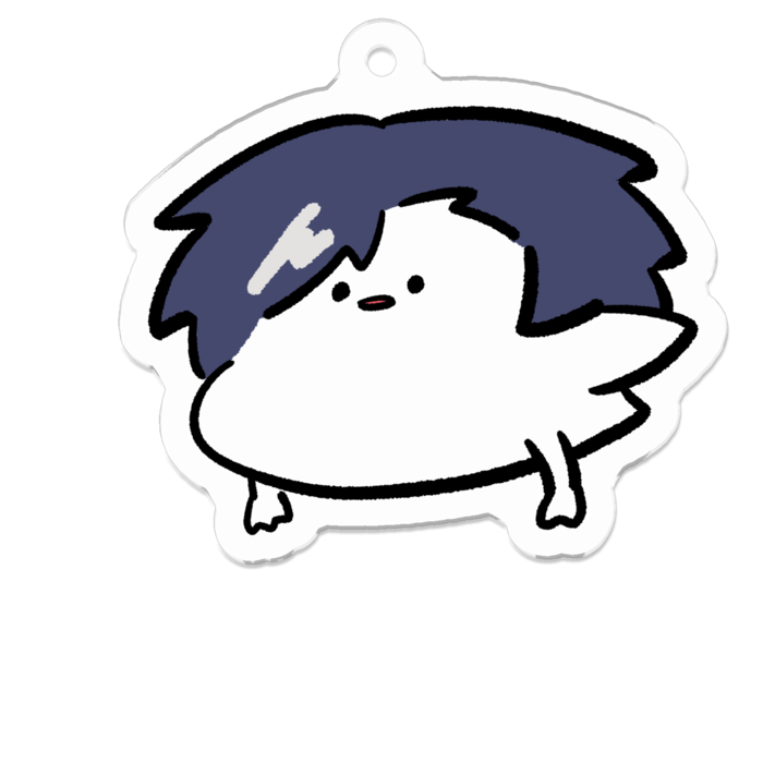 アクリルキーホルダー（コーティング） - 50 x 50 (mm)