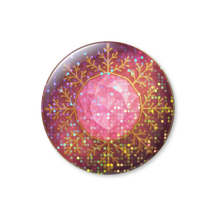 ホログラム缶バッジ - 32mm