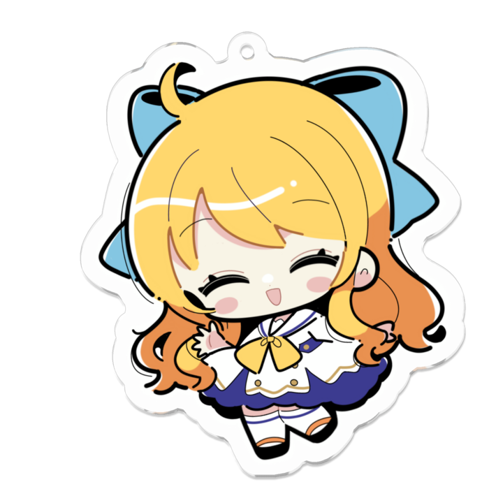 金城院カレン　２周年記念書き下ろしキーホルダーVer.A