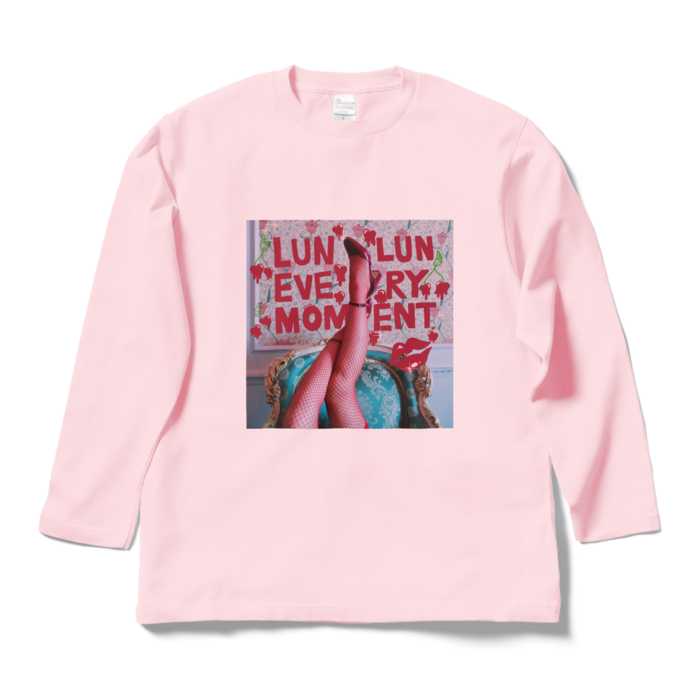 ロングスリーブTシャツ - L - ライトピンク