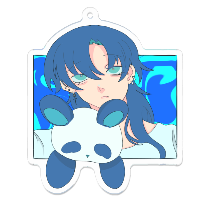 アクリルキーホルダー - 70 x 70 (mm)