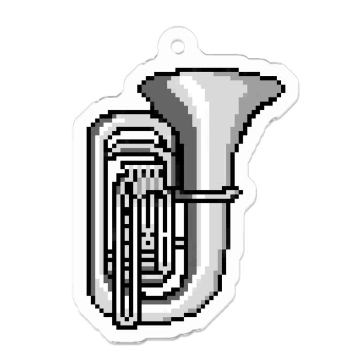 アクリルキーホルダー - 50 x 50 (mm)