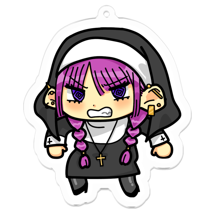 アクリルキーホルダー - 70 x 70 (mm)