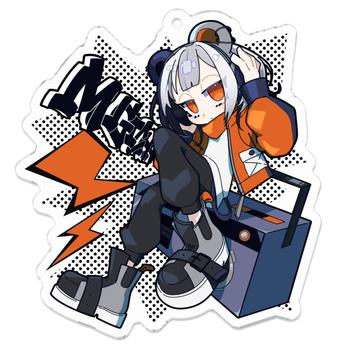 アクリルキーホルダー - 70 x 70 (mm)