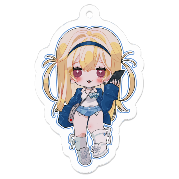 アクリルキーホルダー - 50 x 50 (mm)