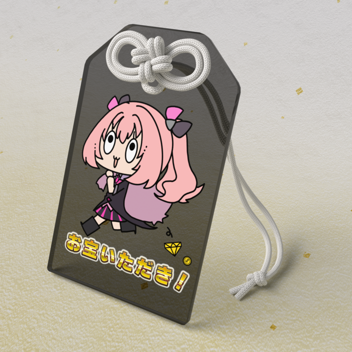 アクリルお守り - 50 × 80mm