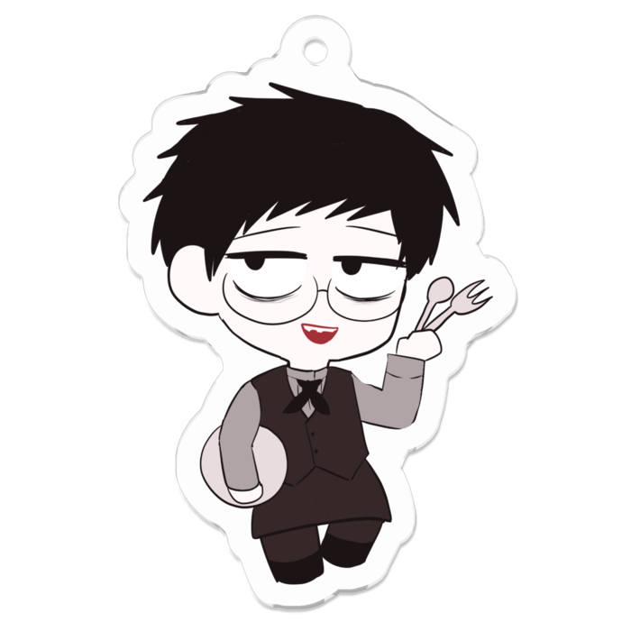 アクリルキーホルダー - 50 x 50 (mm)