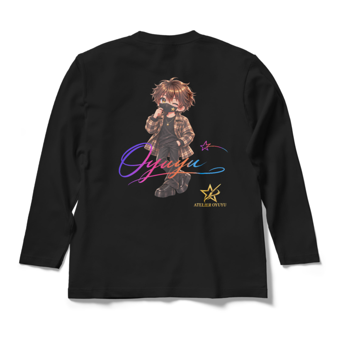 ロングスリーブTシャツ - M - ブラック