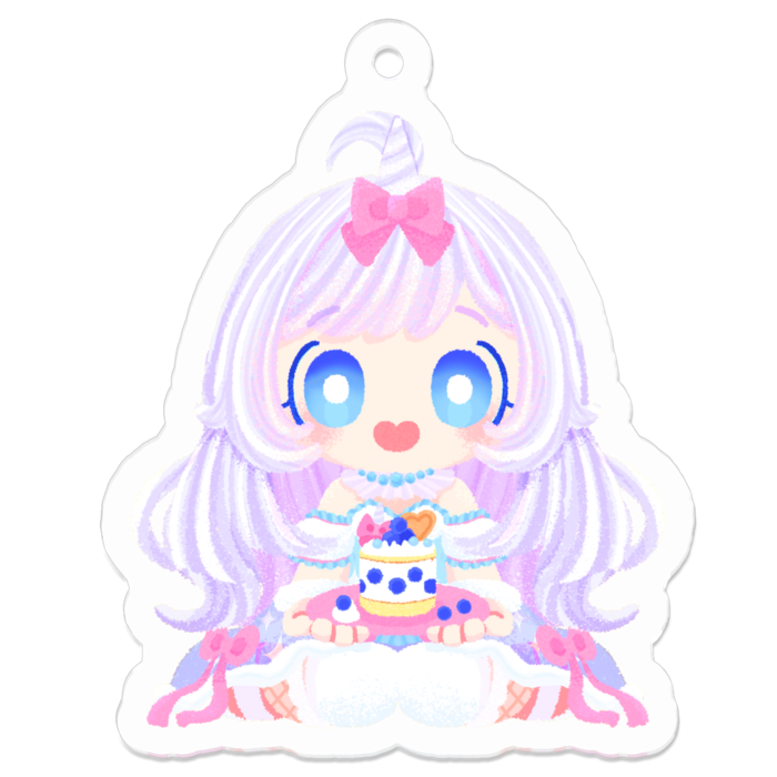 アクリルキーホルダー - 50 x 50 (mm)