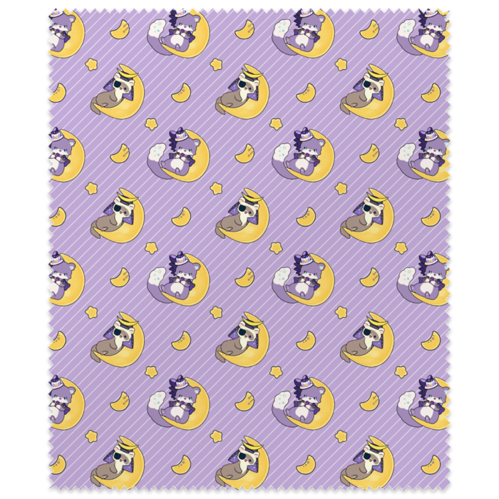 パープル - メガネ拭き - 150 x 180 (mm)