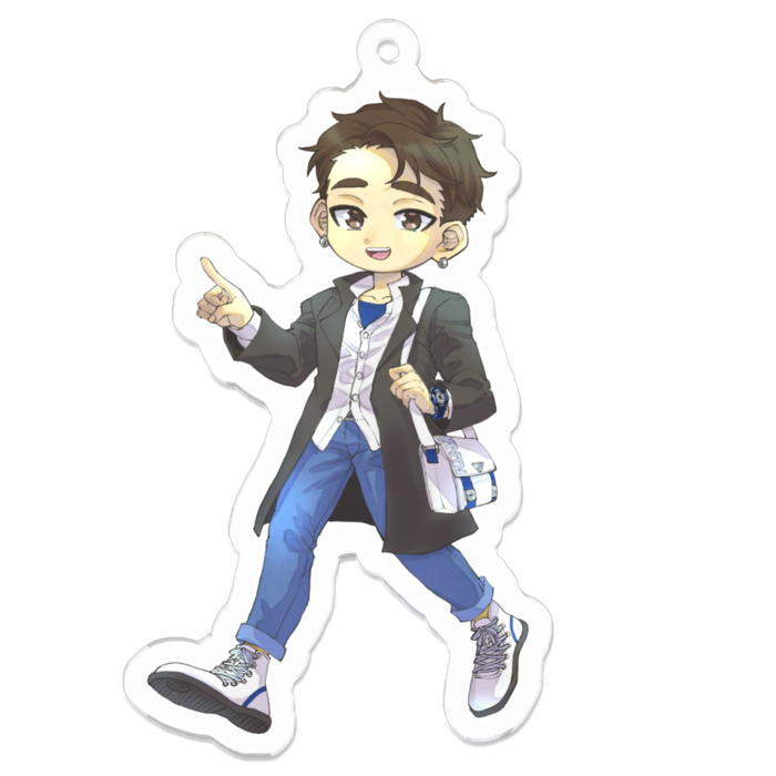 アクリルキーホルダー - 70 x 70 (mm)