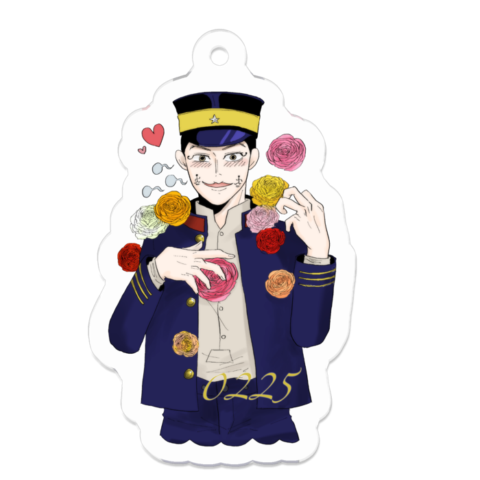 アクリルキーホルダー - 50 x 50 (mm)