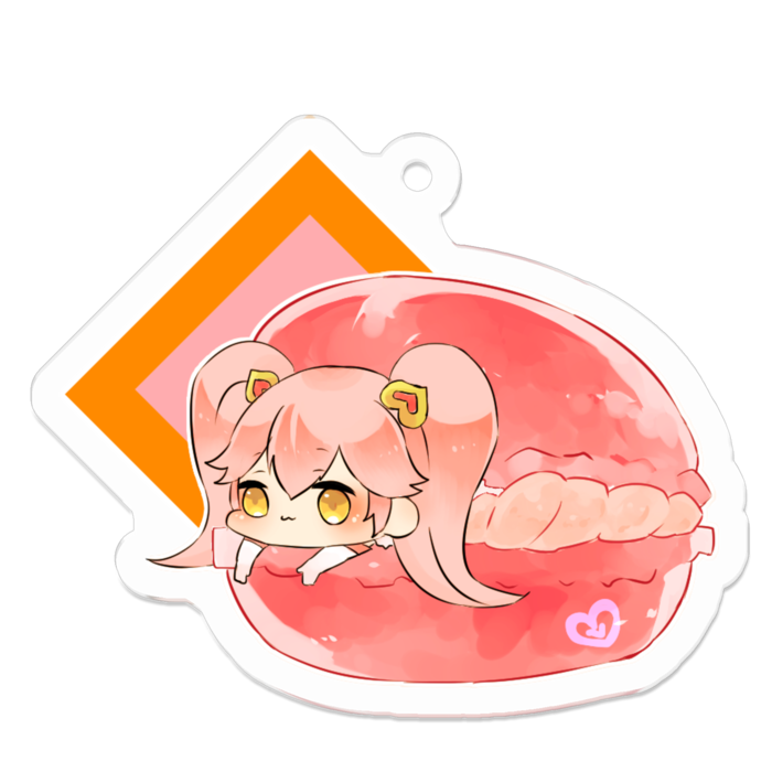 アクリルキーホルダー - 50 x 50 (mm)