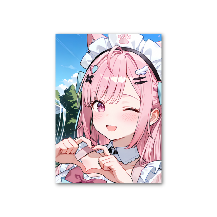 フォト風カード - 縦 - 片面