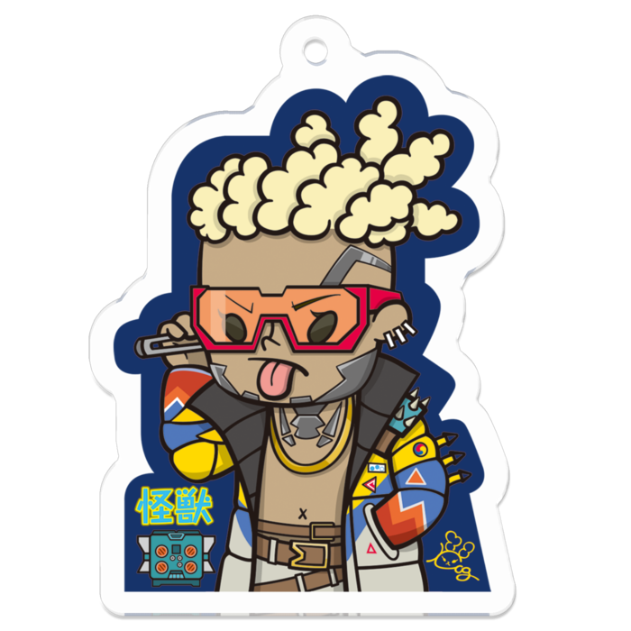 アクリルキーホルダー - 50 x 50 (mm)