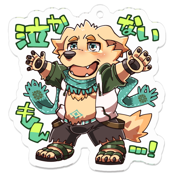 アクリルキーホルダー - 50 x 50 (mm)