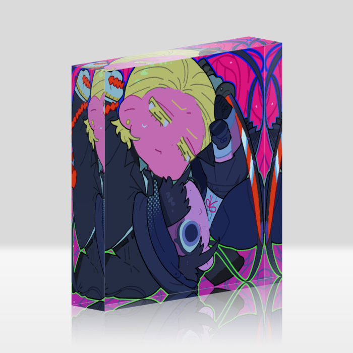 アクリルブロック - 100x100mm