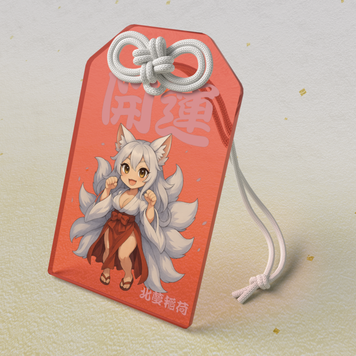 アクリルお守り - 50 × 80mm