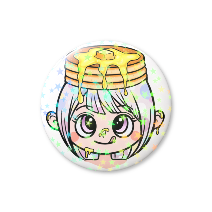 ホログラム缶バッジ - 星