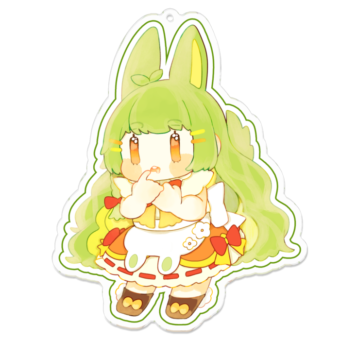 はらぺこちゅえ(大) - 100 x 100 (mm)