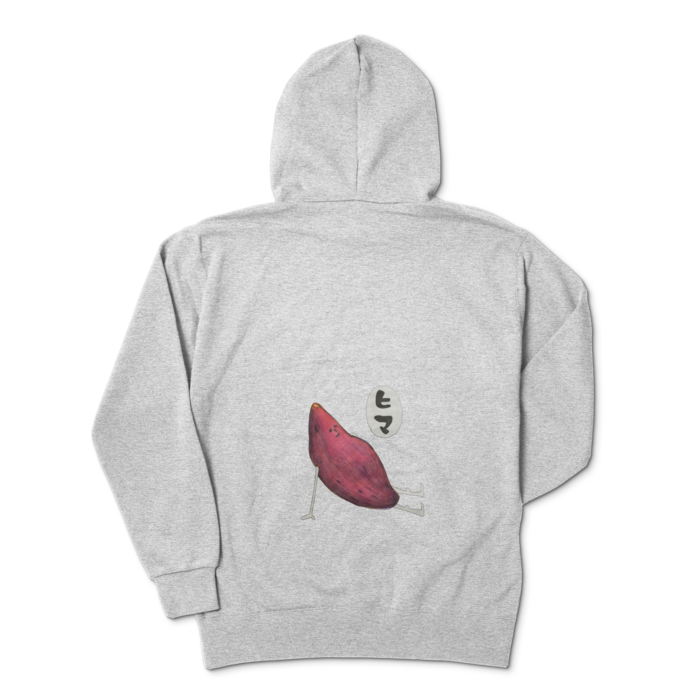 ジップパーカー - XL - 杢グレー