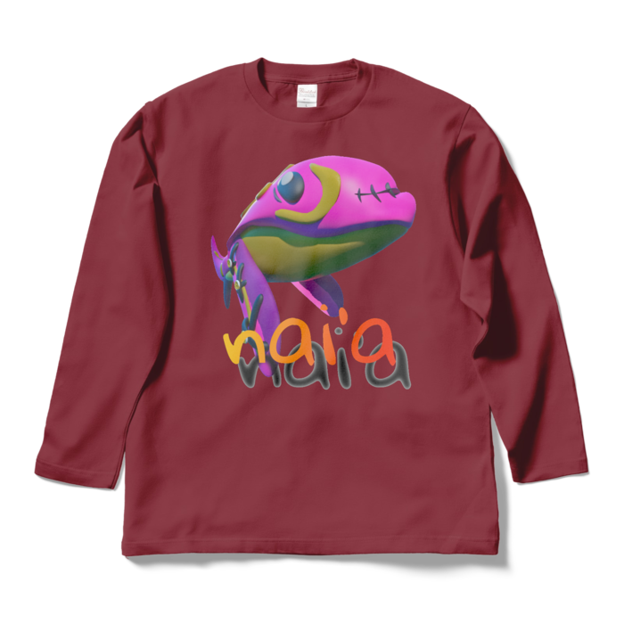 ロングスリーブTシャツ - L - バーガンディ