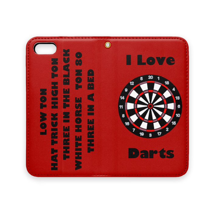 手帳型iPhoneケース（ベルトなし） - iPhone 5 / 5s / SE - ストラップ穴 あり