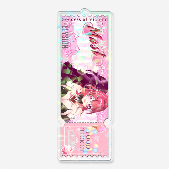 ホログラムアクリルキーホルダー - 100 × 100mm