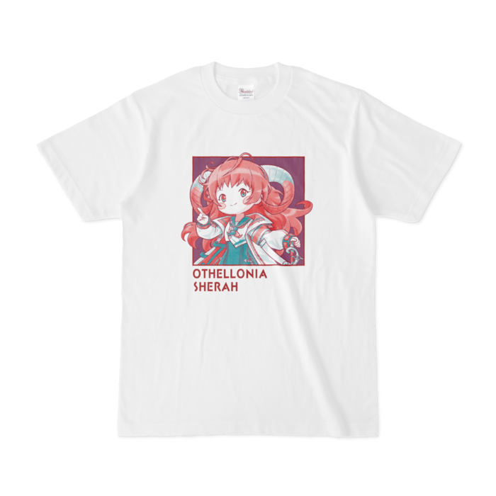 ちびキャラ「シェラハ」 デザインTシャツ(S/ホワイト)