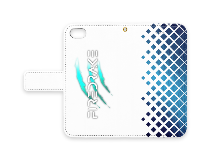 【ホワイト×ブルー】iPhone 8 / 7 / SE2
