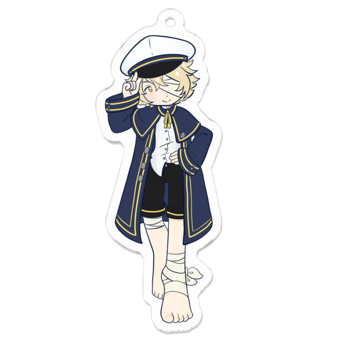 アクリルキーホルダー（コーティング） - 70 x 70 (mm)