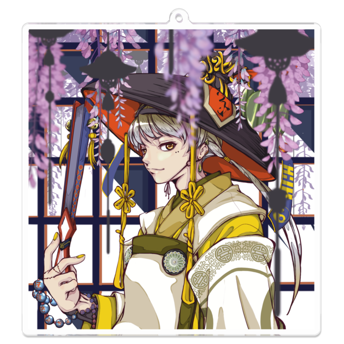 アクリルキーホルダー - 100 x 100 (mm)