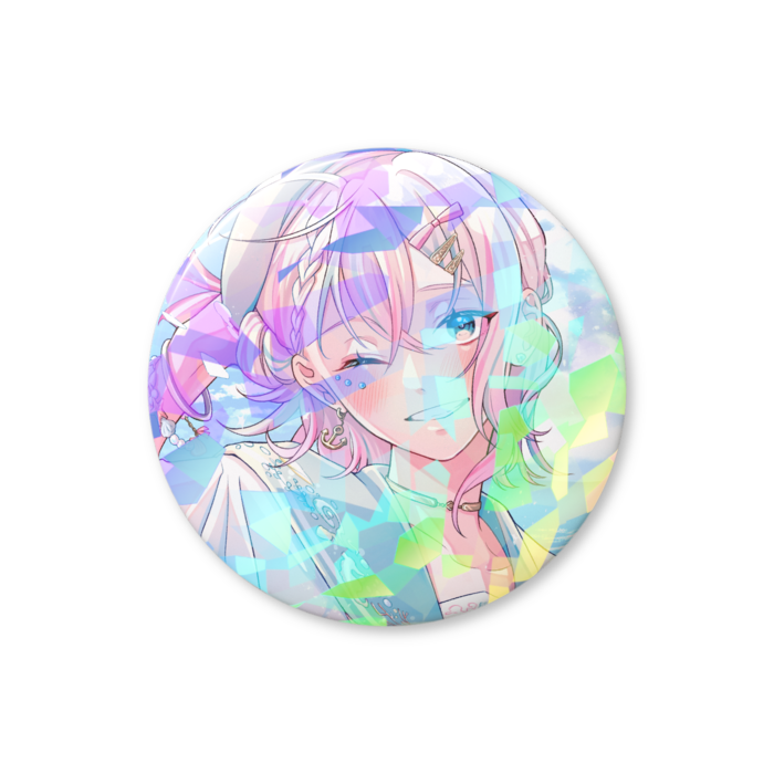 ホログラム缶バッジ - 76mm