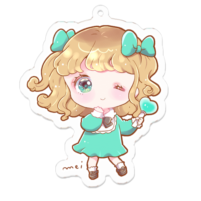 アクリルキーホルダー - 70 x 70 (mm)