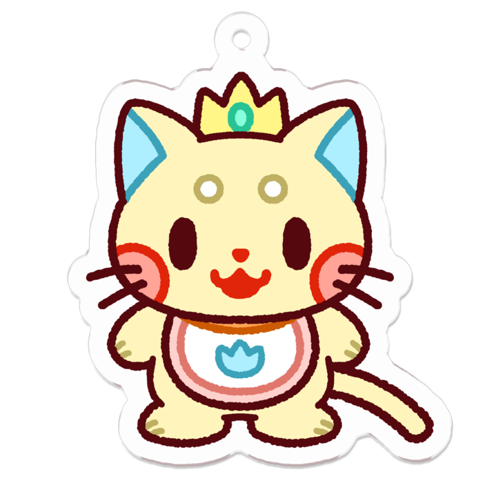 アクリルキーホルダー（コーティング） - 50 x 50 (mm)