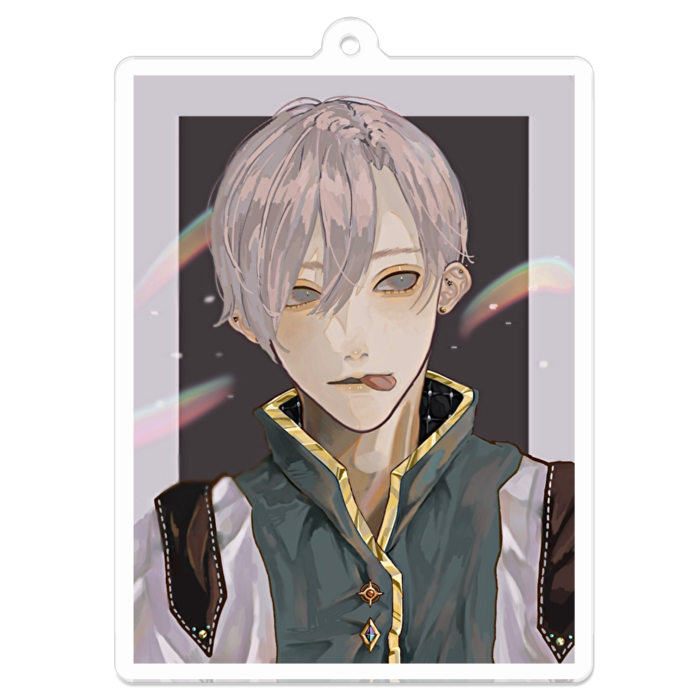 アクリルキーホルダー（コーティング） - 70 x 70 (mm)