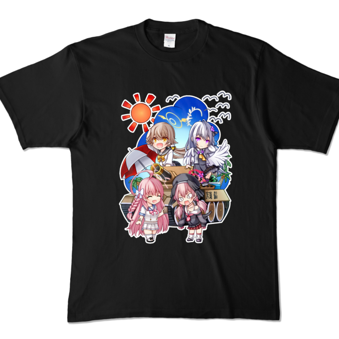 カラーTシャツ - XL - ブラック (濃色)