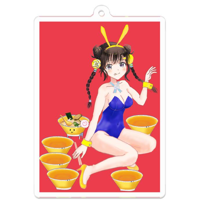アクリルキーホルダー - 70 x 70 (mm)