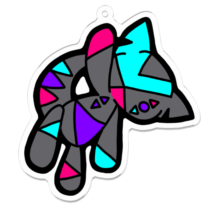 アクリルキーホルダー - 70 x 70 (mm)