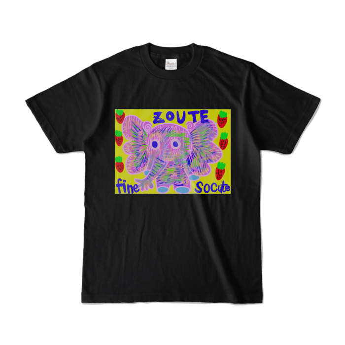 カラーTシャツ - S - ブラック (濃色)