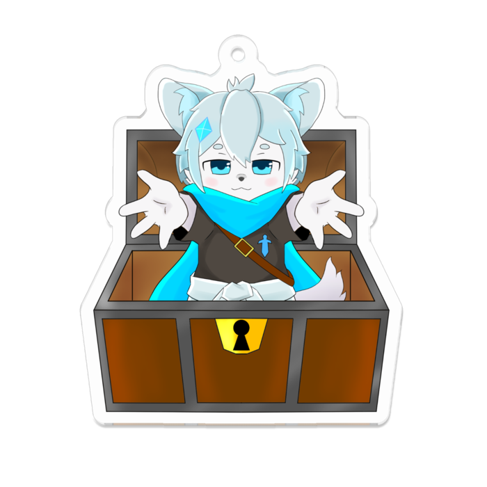 アクリルキーホルダー - 70 x 70 (mm)