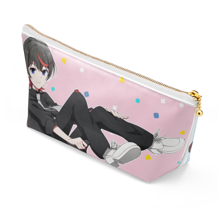 ポーチ - 長さ21.5cm / 高さ10cm - ホワイト
