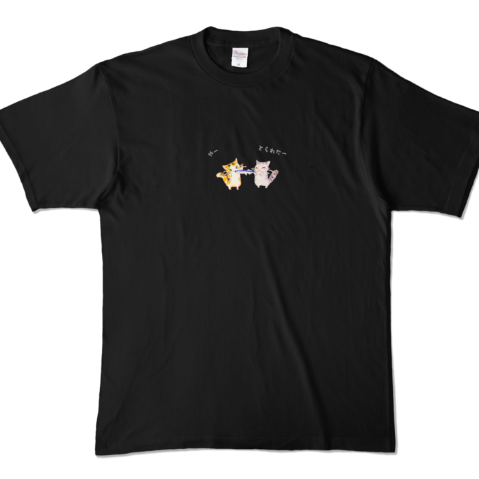 カラーTシャツ - XL - ブラック (濃色)